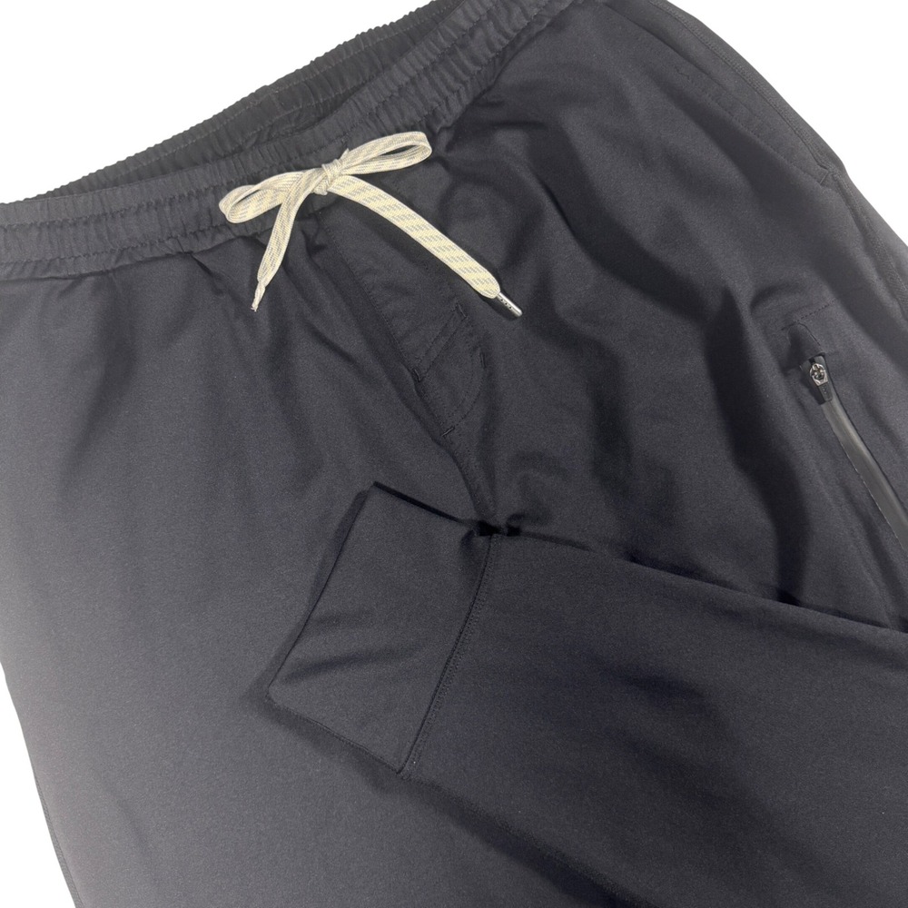 Vuori Sunday Performance Jogger Men Medium Black Tapered Activewear Pants
